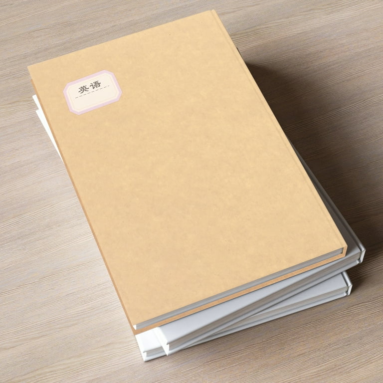 30 Sheets Kraft Paper Self-adhesive Book Cover Jackets Book Binding Paper