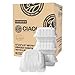 thumbnail image 3 of CIAO! 6"x6"x3" MFPP White Hinged Container With Lid 1 Compartment (Case of 300), 3 of 4
