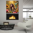 thumbnail image 6 of Epic Art 'Mermaid In Flowers' by Rey Klimt Acrylic Glass Wall Art, 36" x 36", 6 of 8