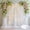 White, variant on Tulle Backdrop Curtain with Lights String 10FT X 8FT White Sheer Tulle Backdrop Curtains for Wedding Birthday Party Reception Photo Booth Background Decorations (2 Panels 5x8FT)