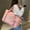 Pink, variant on Travel Duffel Tote Bag,Waterproof Shoulder Weekender Bag For Women and Men Swim Sports Travel Gym Bagļ¼Foldable and expandable bag Lightweight and easy Carry on