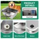 thumbnail image 3 of Dispensador de agua para perros MODUODUO de 23 L de acero inoxidable con llenado automático, 3 of 8