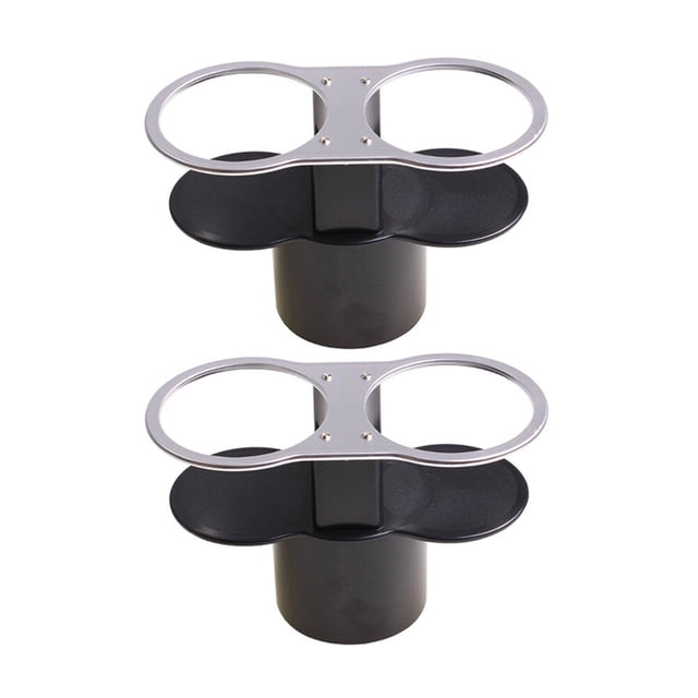 2 Pcs Porte-Gobelet de Voiture à Double Trou Porte-Gobelet Multifonctionnel