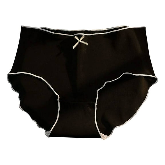 Mikilon 8-19 Years Students Girls Super Thin Underwear Middle Waist Seamless Comfortable Underpants