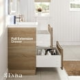 thumbnail image 5 of Eviva Smiley 24 inch White Oak Bathroom Vanity, 5 of 5