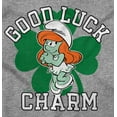 thumbnail image 2 of Smurfette St Paddys Good Luck Charm Tank Top Tee Shirt Women Brisco Brands S, 2 of 5