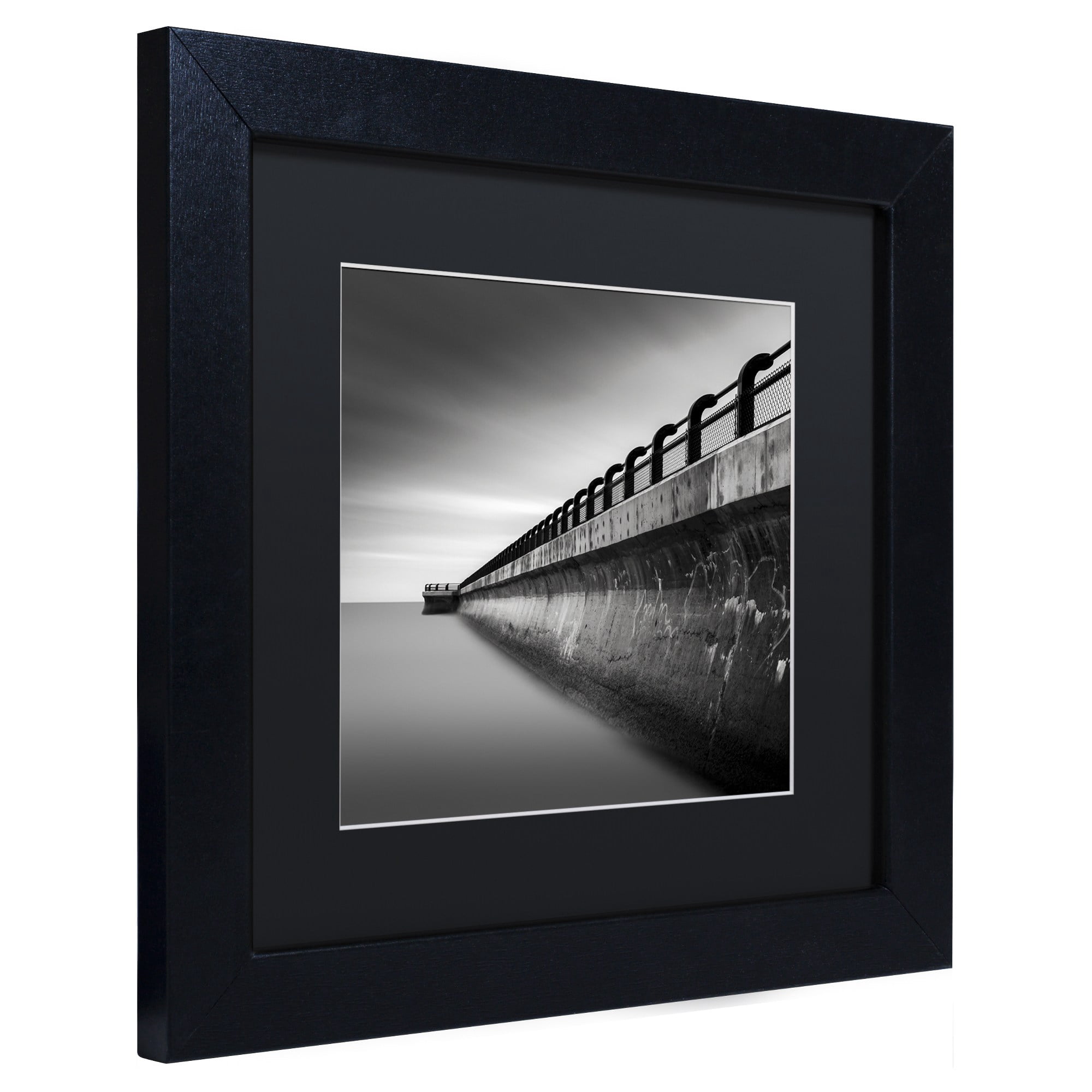 Dave MacVicar 'Water Works 2' Black Matted Framed Art