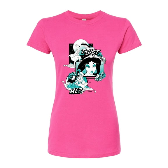 Disney Princess - Jasmine Pop - Juniors Fitted Graphic T-Shirt
