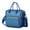 Blue-1, variant on Zen Mandala Lunch Tote – Dual Compartment Insulated Bag with Abstract Floral Design for Teachers and Mindfulness Practitioners