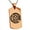 Rose, variant on Stainless Steel Tachibana Samurai Crest Engraved Dog Tag Pendant Necklace
