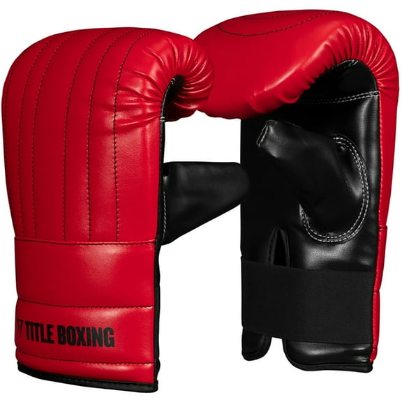 Title Boxing Old School Bag Gloves 3.0 - Large - Red/Black