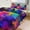 baodan, variant on Duvet Cover Queen Size Color Vortex Tie Dyeing 3 Pcs Duvet Cover Set Bedding Sets Queen Soft Breathable
