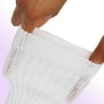 thumbnail image 2 of Cotton Slouch Socks for Boys and Girls White 3 Pairs 3-5 Years Old, 2 of 9