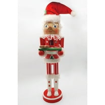 Christmas Santa Nutcracker. Wizardi Classic Festive Decoration F07M6-6 Gnom