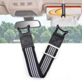 thumbnail image 3 of Neinkie Car Fixing Belt Adjustable Buckle Bend Hook Good Elasticity High-Strength Flexible Fix Tissue Box Reliable Car Visor Paper Box Strap for Automobile, 3 of 9