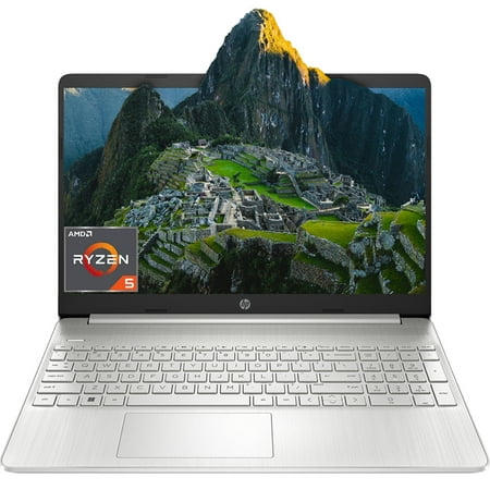 HP 15.6" HD Busienss Laptop, AMD Ryzen 5 5500U(Beats i7-1165G7), 32GB RAM, 1TB SSD, AMD Radeon Graphics, Webcam, USB-A&C, Wi-Fi, Fast Charge, Thin & Portable, Windows 11 Home, Cefesfy USB Hub
