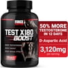 Force Factor Test X180 Boost, Testosterone Booster for Men with Boron, Fenugreek & Tribulus Terrestris for Muscle, Libido & Men’s Health, 120 Tablets