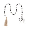 thumbnail image 1 of FRCOLOR Wooden Bead Decor Wood Beads String with Tassel for Decoration Multi Color Hemp Rope 10 Inches,35.43"X3.54"X0.63", 1 of 4