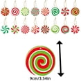 thumbnail image 2 of Clearance! 16 Piece Christmas Candy Ornament Set: Candyland Theme & Decorations 5.9*4.7*2 in Pink, 2 of 6