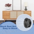 thumbnail image 5 of Uxcell Round Soffit Vents 3 inch, 4Pcs Black Plastic 80mm Soffit Vent Cover, 5 of 7
