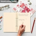 thumbnail image 5 of WOBOGO Valentine Teddy Bears Notebook College Horizontal Grid Paper Ink Spill Resistant Water Resistant Cover 8.3x5.7x0.4in, 5 of 8
