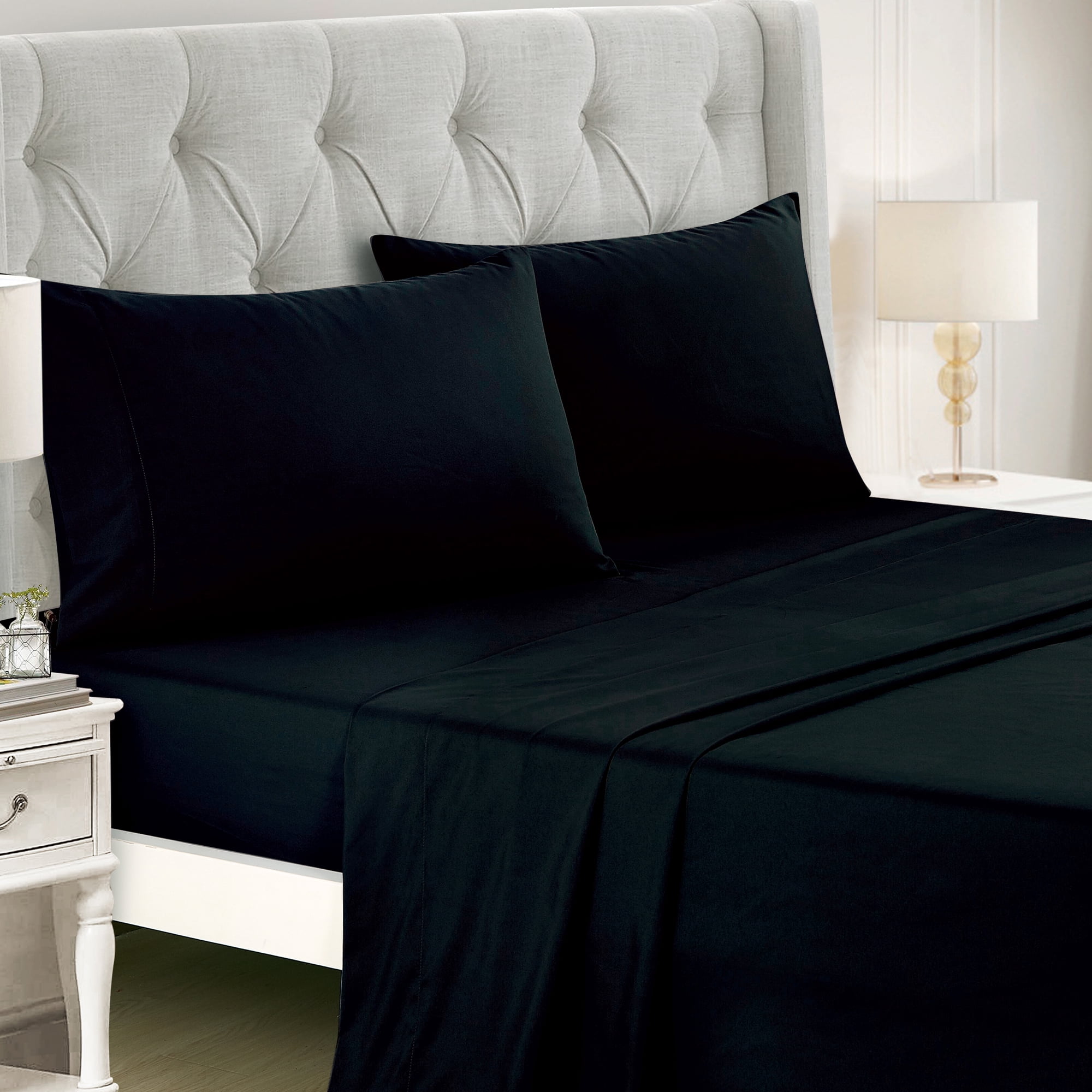 EvJK 7-Piece Comforter Set – Soft & Comfortable Polyester, All-Season, Reversible, Luxury Bedding Set –QUEEM