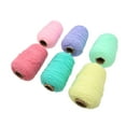 thumbnail image 2 of 6 rollos de hilo para mechones, 8 acciones, 437 yardas cada uno, resistente a la decoloración, resistente al encogimiento, hilo para tejer alfombras, hilo para tejer, 2 of 12