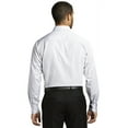 thumbnail image 2 of Port Authority 1182535 Micro Tattersall Easy Care Shirt, White & Dark Grey - Extra Large, 2 of 4