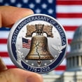 thumbnail image 5 of USA 250th Anniversary Commemorative Keepsake, 1776-2026 Patriotic Decorative Figurine Ornaments, Retro Historical Souvenir Gift for 4th of July, Home & Showcase Display，1.6In(3D-Relief), 5 of 6