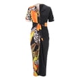 thumbnail image 4 of Ketyyh-chn99 Robes d'Été pour Femmes Grande Taille Robe d'Été Robe Extensible Robe de Plage Robe Décontractée d'Automne Ample Mini-Robe Orange,2TG, 4 of 5