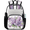 Multicolor 4, variant on Jiaoprinted Christmas Carousel Horses Clear Backpack for Stadium Events, Transparent Backpacks See Through Plastic Bag for Concerts & Work, Carousel Horses