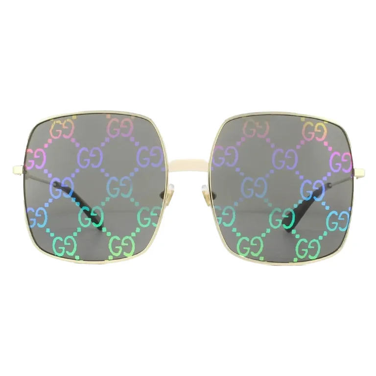 Gucci GG サングラス Gucci Eyewear GG 0414 S 003 - Gold Gray Sunglasses with