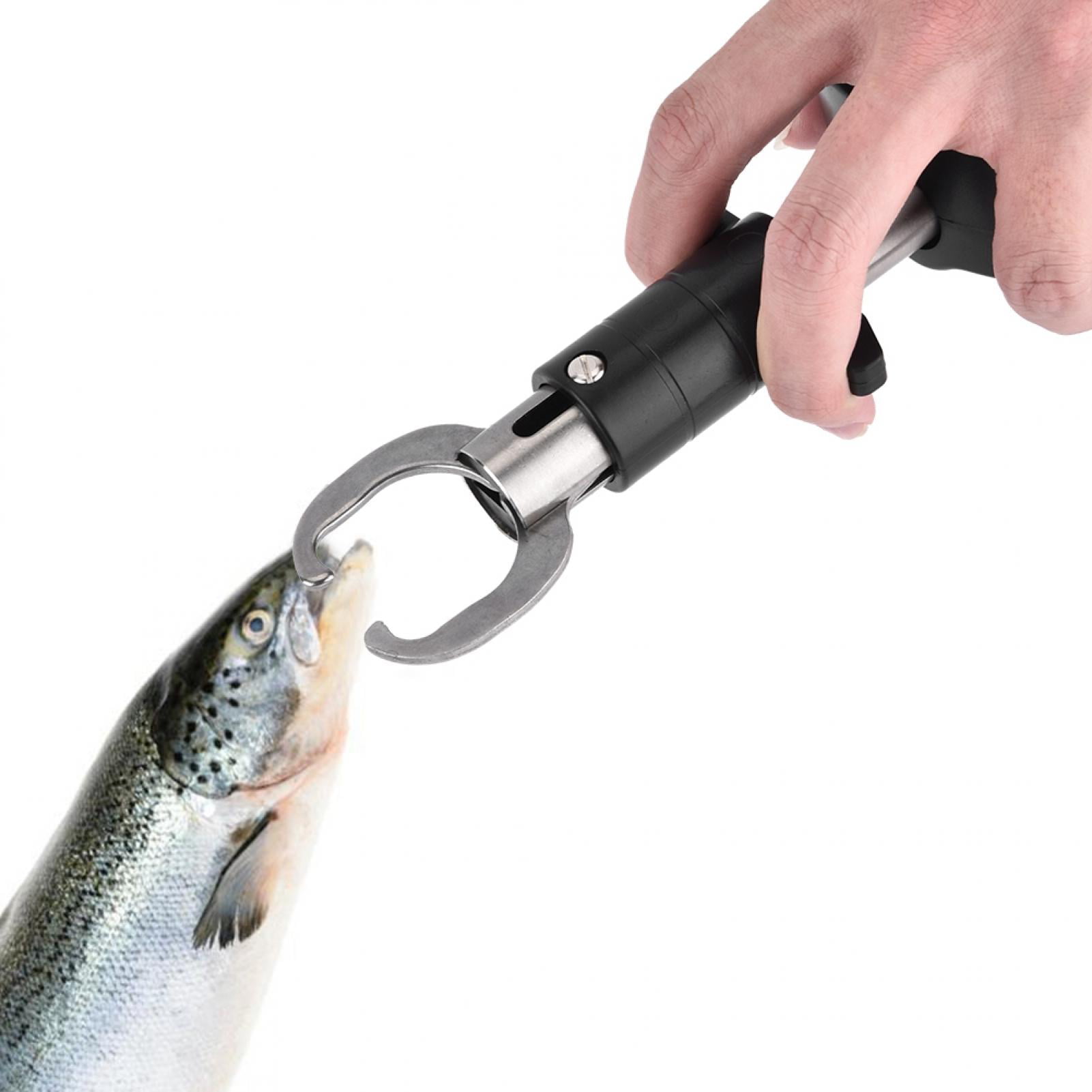 3in1 Fishing Grip Fish Lip Tackle Gripper Grabber Tool+25kg/55lb Digital Scale 