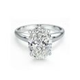 thumbnail image 2 of Gem Stone King Platinum IGI Certified Engagement Ring | 2.50 Ct | Oval Cut | E-F Color | VS1-VS2 Clarity | Wedding Engagement Anniversary Promise Solitaire Ring for Women | Size 8, 2 of 6