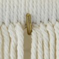 thumbnail image 6 of Macrame Wall Hanging Large Blue Dip Dyed Fiber Art Tapestry, Handmade Boho Wall Decor for Living Room Bedroom, Macrame Wall Art 57" W x 39" L, 6 of 7