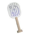 thumbnail image 2 of Becaristey 2000mAh LED Trap Lamp Electric Bug USB Rechargeable Summer Fly Swatter Trap Flies Insect Pink, 2 of 6