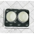 thumbnail image 3 of Simply Daisy Feather Pattern Pet Feeding Mat for Dogs and Cats, 3 of 3