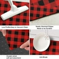 thumbnail image 3 of Red Black Plaid Checkered Pattern Kitchen Rug Mat,Kitchen Runner Rugs Non Skid Washable,Decorative Kitchen Floor Mats for Kitchen,Sink,Laundry,17"X47", 3 of 5