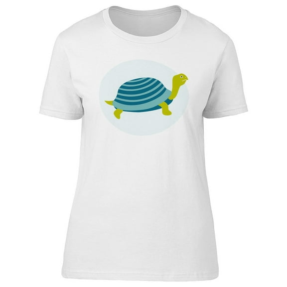Cute Colorful Turtle Doodle Tee Women's -Image by Shutterstock