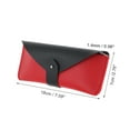 thumbnail image 4 of Unique Bargains 1 Pc Soft Eyeglasses Case Portable Eyeglasses Storage Red, 4 of 5