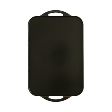 Nordic Ware Deluxe Cast Aluminum Reversible Grill Griddle, Black