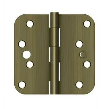 Deltana S44r5bk5s Radius Hinge, Antique Brass