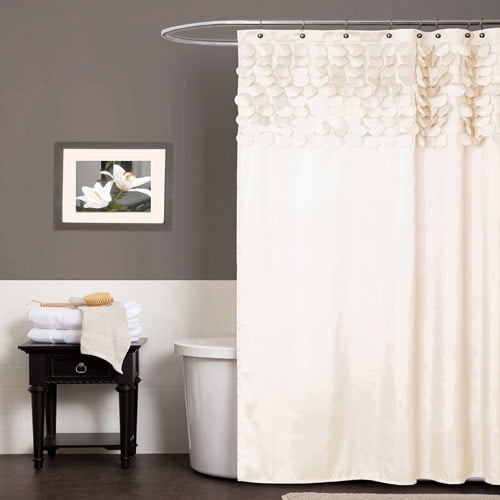 Lush Decor Terra Shower Curtain 72 by 72-Inch Brown/Beige 