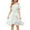 White, variant on TAIAOJING Girls Boho Flower Dress Children Dress Summer Suspender Floral Flanged Small Fresh Frilly Beach Dress Fashion Cute Sundress 7-8 Years