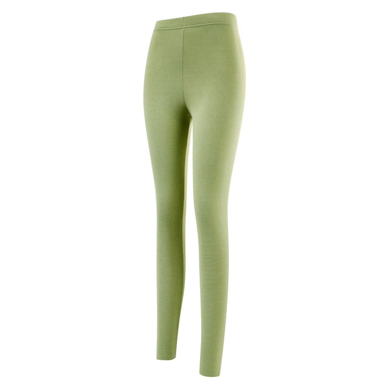 CAICJ98 Womens Leggings For Work Women's Extra Long Leggings Tall Leggings  Over The Heel High Waisted with Back Pockets Green,XL