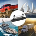 Phlegsive 12V Marine Car Power Distribution Block Kit with Cover