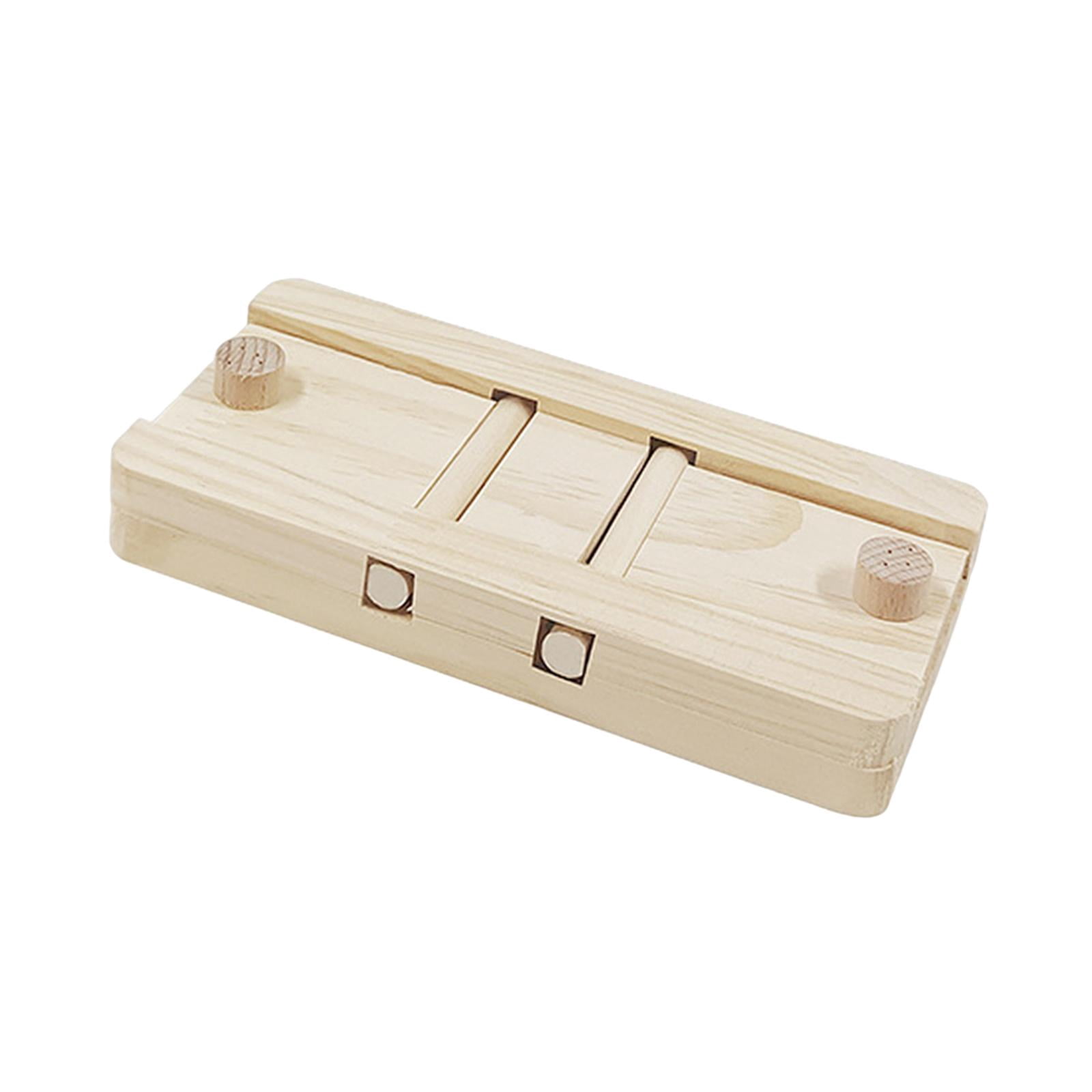 Wooden Enrichment Foraging Toy Chew Toys Hide Treats Puzzle Game Treat Dispenser style B