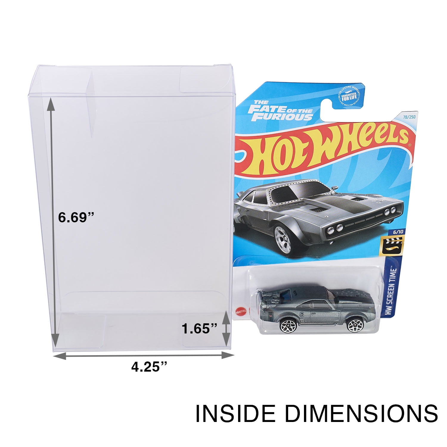 Hot Wheels Protector Case for Mainline and Matchbox Cars Carded Display Packs
