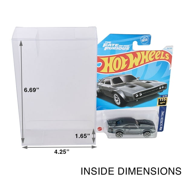 Hot Wheels Protector Case for Mainline and Matchbox Cars Carded Display Packs Walmart Business Supplies