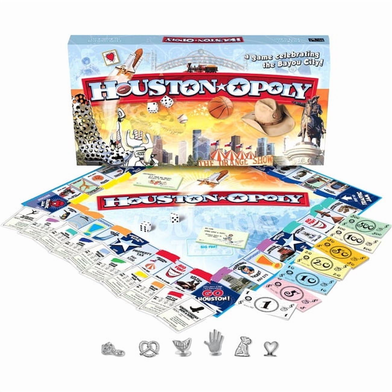 Late For The Sky Houston-Opoly Board Game